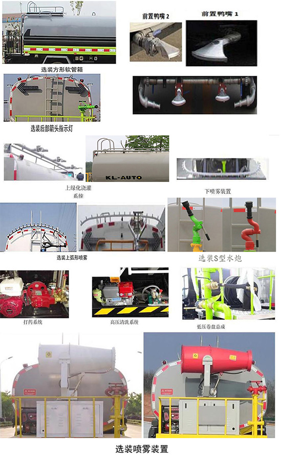 凯力风牌KLF5250GPSC6绿化喷洒车公告图片