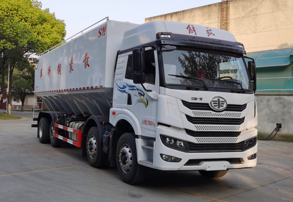 华通牌HCQ5311ZSLCA6散装饲料运输车公告图片