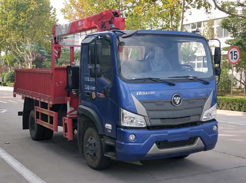 福田牌BJ5084JSQGJEK-02随车起重运输车公告图片