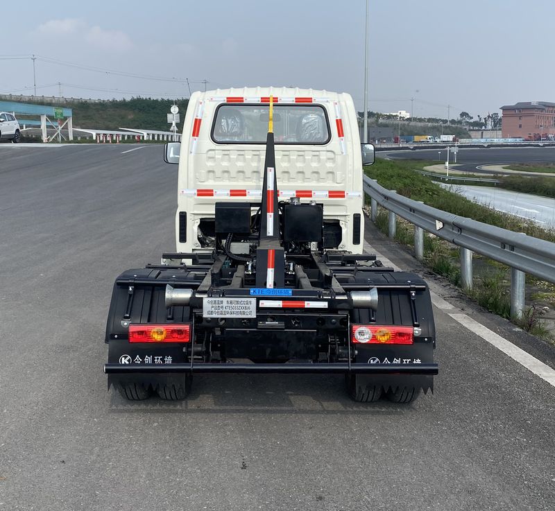 今創(chuàng)嘉藍牌KTE5033ZXXBJ6車廂可卸式垃圾車公告圖片