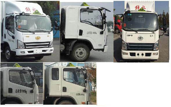 同銳通牌CAA5120XRYC6易燃液體廂式運輸車公告圖片