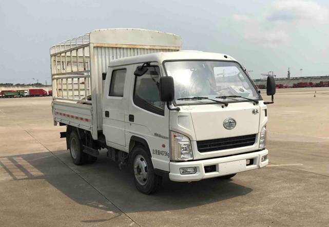 解放牌CA5040CCYK11L1RE5J倉柵式運輸車公告圖片