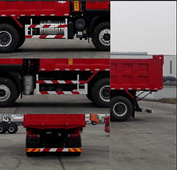 CQ3256HTVG384S 红岩牌390马力后双桥,后八轮柴油5.6米国五自卸汽车图片