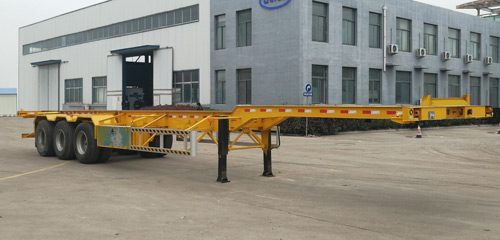 华劲牌14米34.8吨3轴集装箱运输半挂车(LHS9404TJZE)