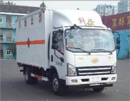 解放牌CA5129XRQP40K2L2E5A84易燃气体厢式运输车