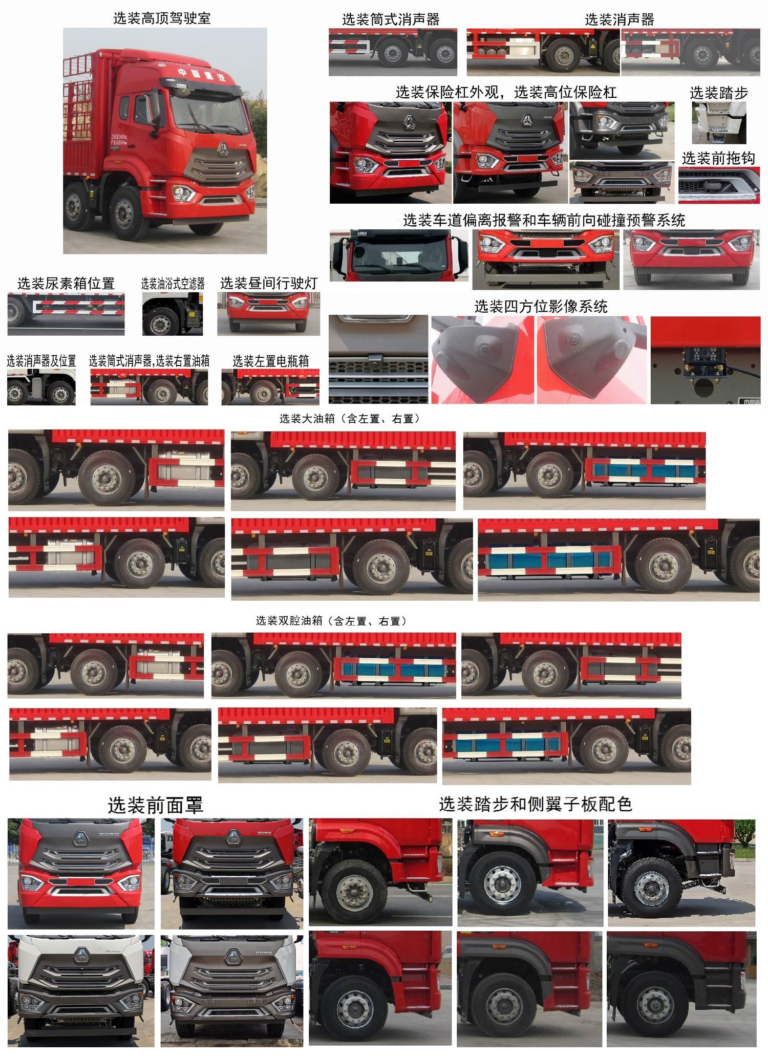 豪瀚牌ZZ5315CCYV4666F1倉柵式運(yùn)輸車公告圖片