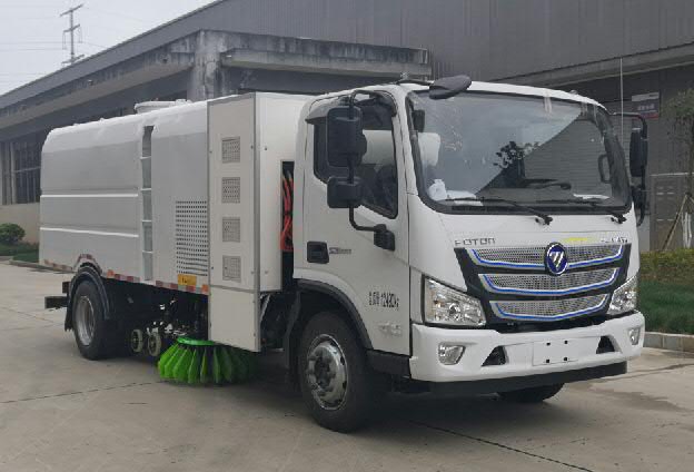 福田牌BJ5122TXSEV-H1純電動洗掃車公告圖片