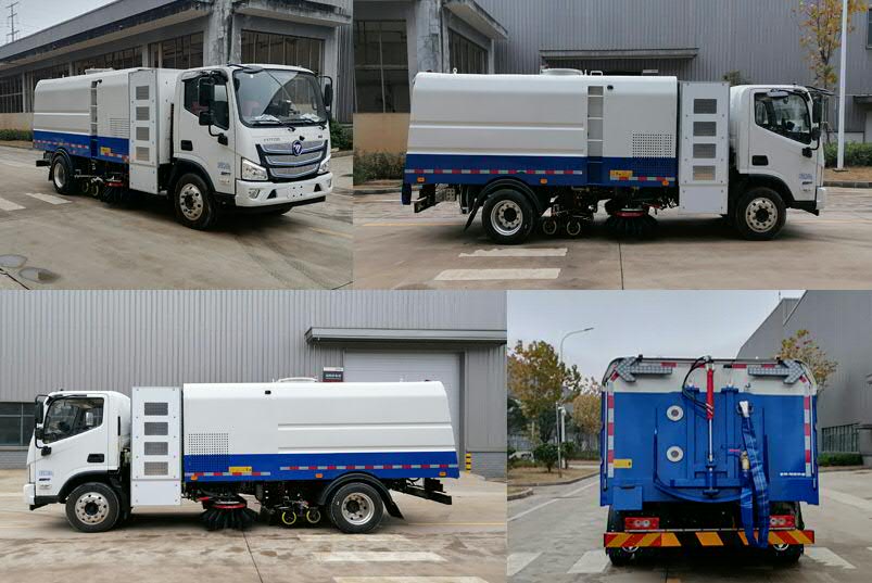 福田牌BJ5122TXSEV-H1純電動洗掃車公告圖片