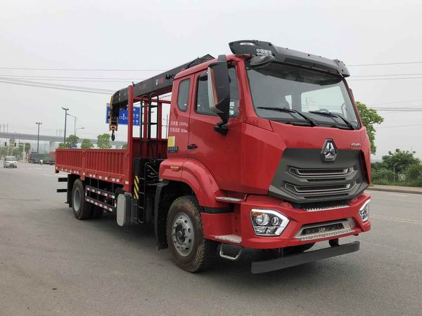 豪瀚牌ZZ5185JSQK5113E1隨車起重運輸車公告圖片