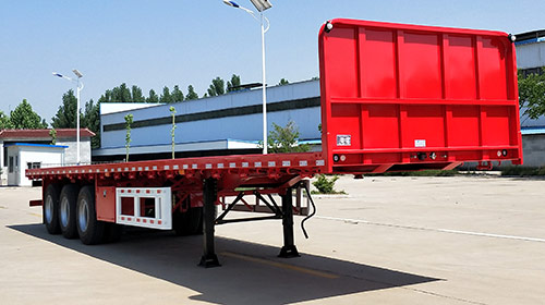 驰恒九州牌13米33.7吨3轴平板运输半挂车(CHV9400TPB)