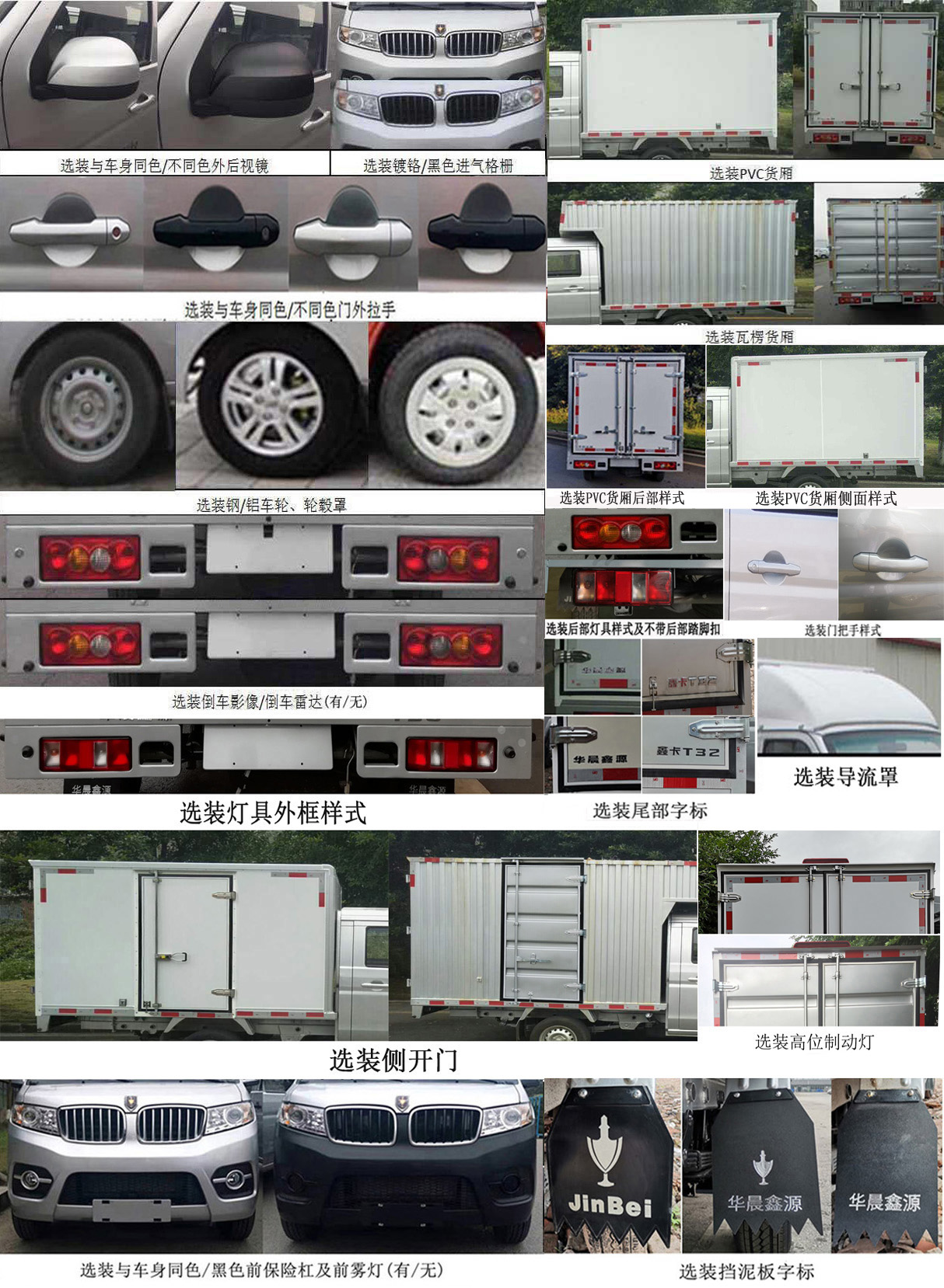 金杯牌JKC5030XXY-SS6FL2厢式运输车公告图片