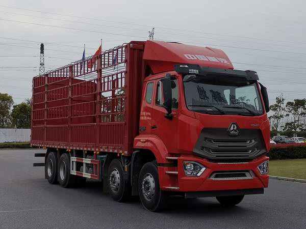 豪瀚牌ZZ5325CCYW4666F1K倉柵式運(yùn)輸車公告圖片