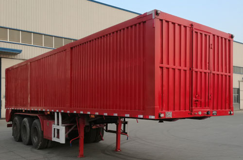 华鲁业兴牌11米31.5吨3轴垃圾转运半挂车(HYX9406ZLJ)