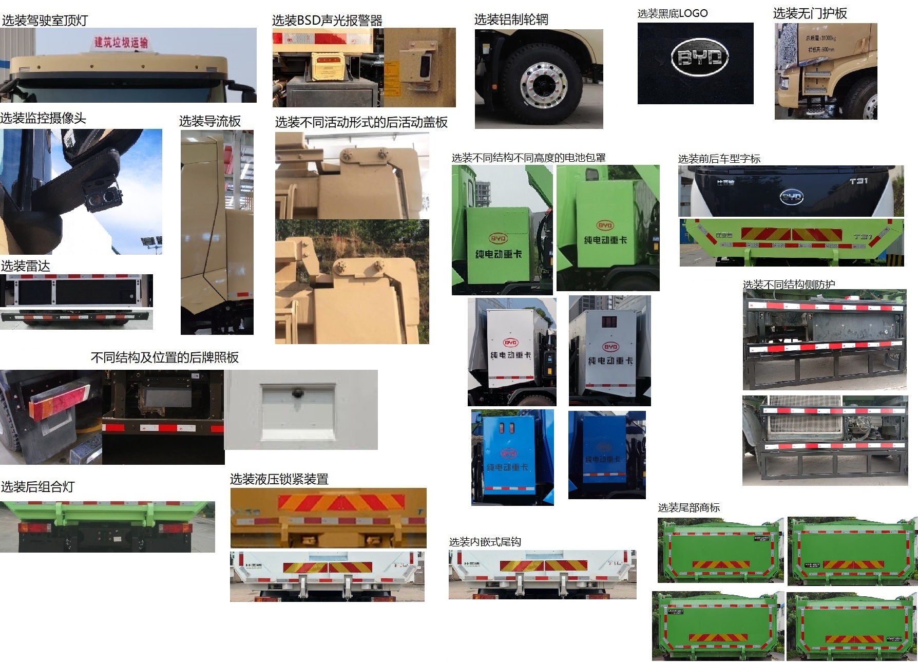 比亚迪牌BYD3310EL9BEV纯电动自卸车公告图片