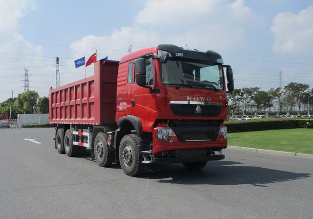 豪沃牌ZZ5317ZLJV326GF1L自卸式垃圾车公告图片