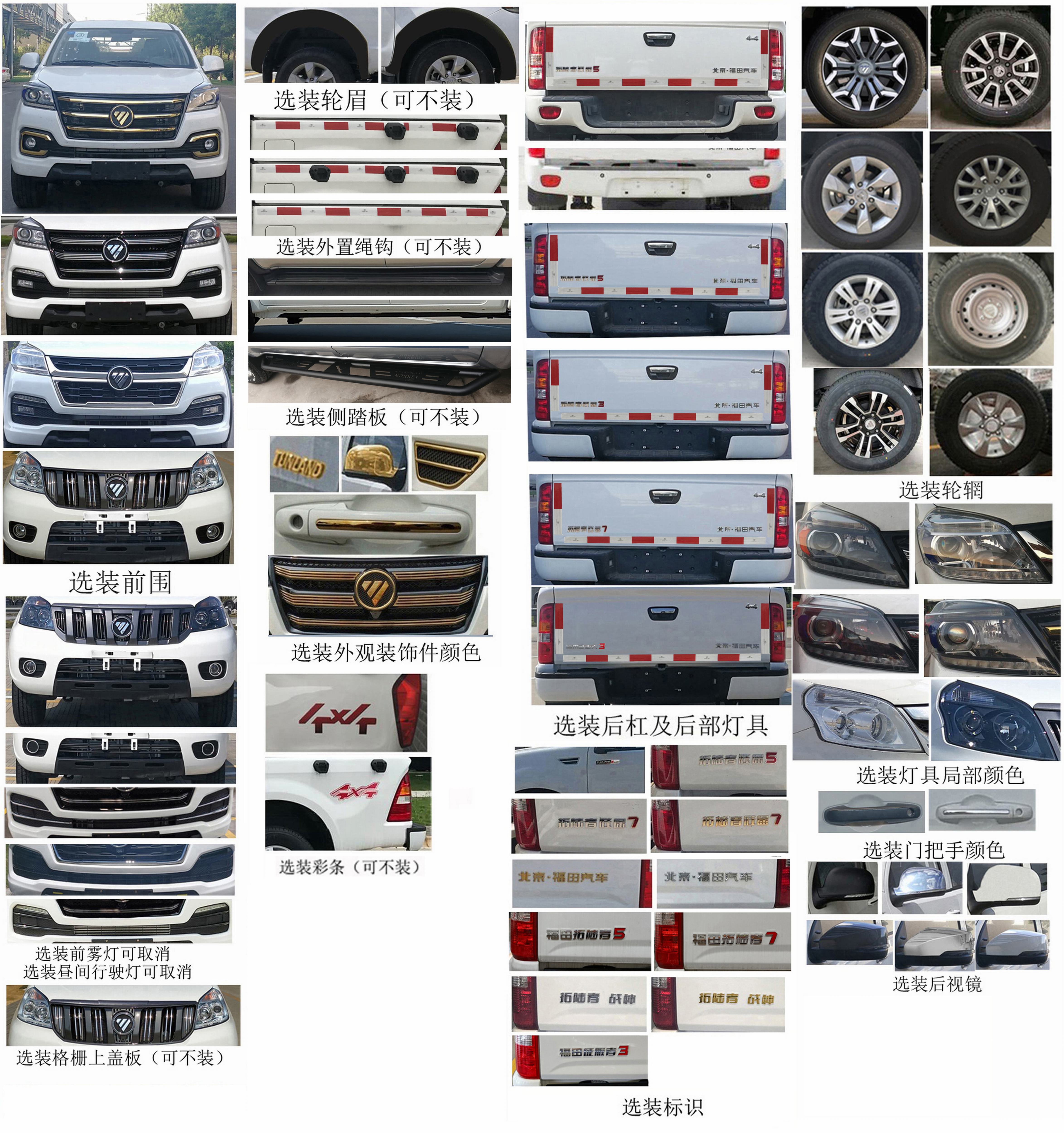 福田牌BJ5037XXY-4A廂式運(yùn)輸車公告圖片