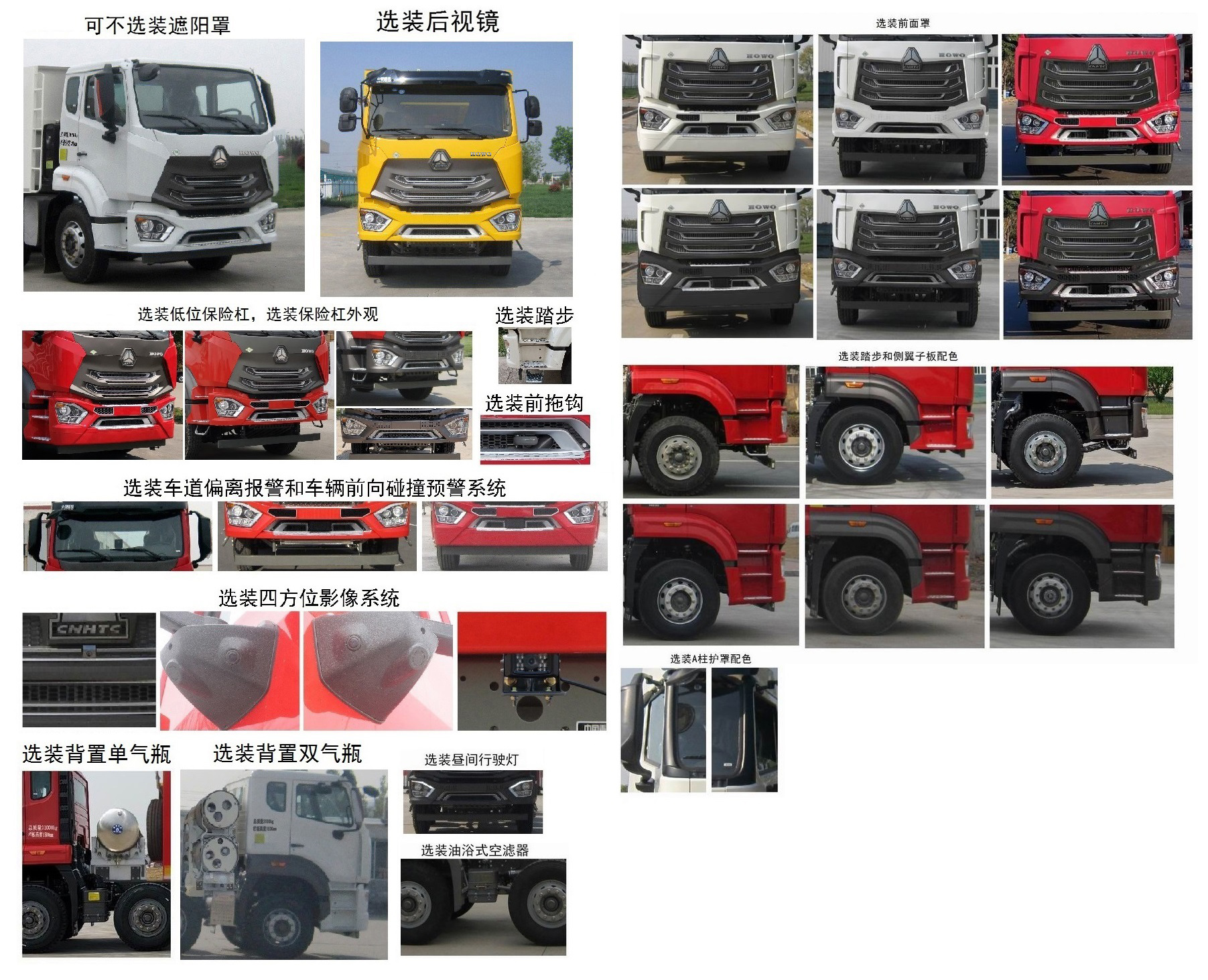 豪沃牌ZZ5317ZLJV356JF1L自卸式垃圾車公告圖片