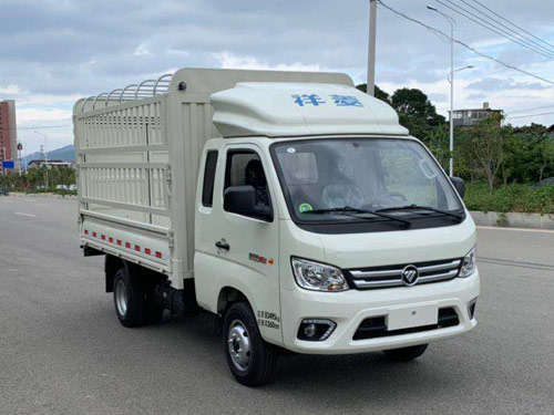 福田牌BJ5032CCY3PV5-10倉柵式運(yùn)輸車公告圖片