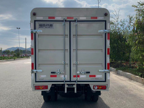 福田牌BJ5032CCY3PV5-10倉柵式運(yùn)輸車公告圖片
