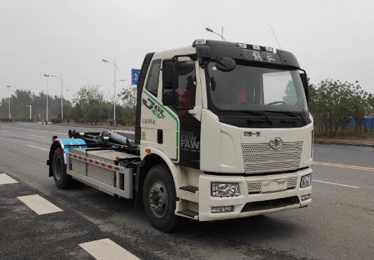 中國中車牌TEG5180ZXXAZDBEV1純電動車廂可卸式垃圾車公告圖片