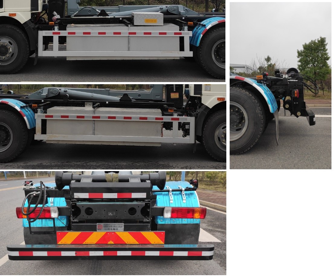 中國中車牌TEG5180ZXXAZDBEV1純電動車廂可卸式垃圾車公告圖片