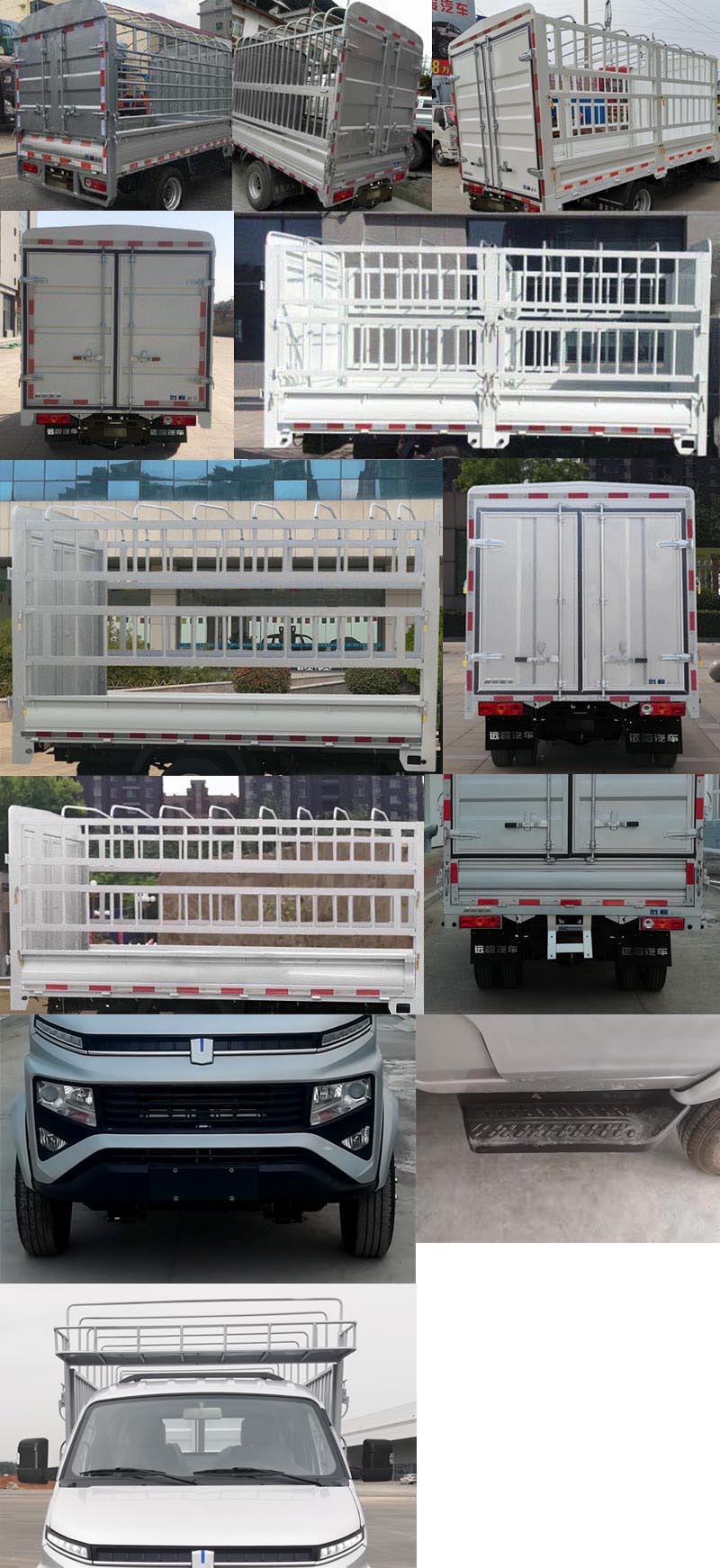 遠程牌ZB5030CCYDDE1L倉柵式運輸車公告圖片