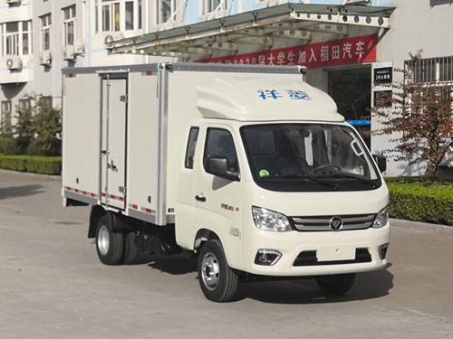 福田牌BJ5032XXY3PV5-10厢式运输车公告图片