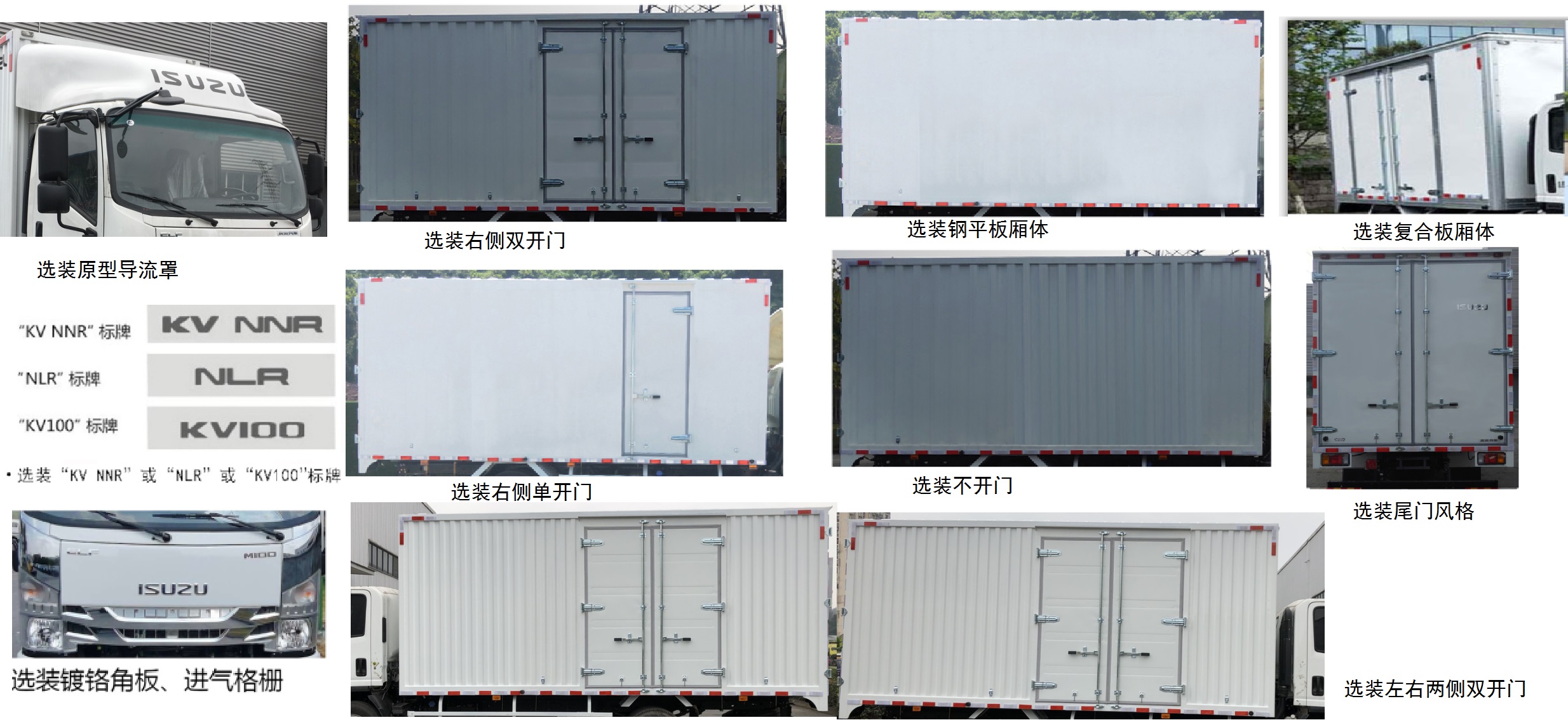 五十鈴牌QL5073XXYBUKA廂式運(yùn)輸車公告圖片
