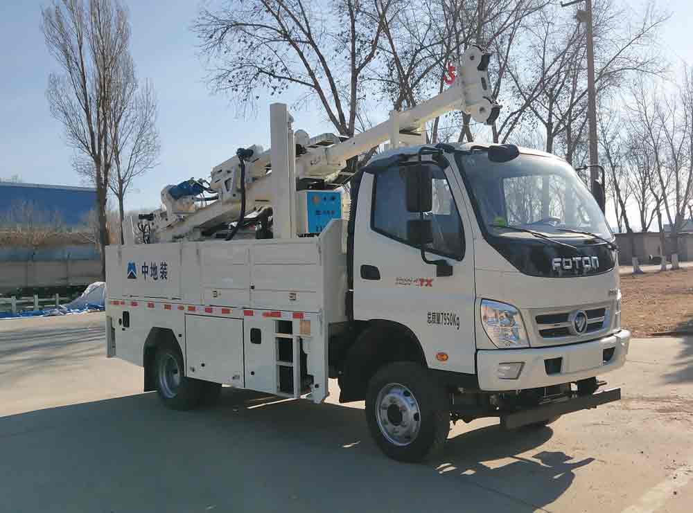 張?zhí)脚芞T5080TZJGDC100鉆機車公告圖片