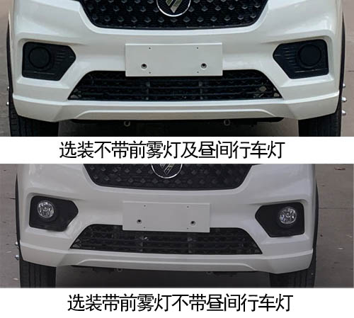 福田牌BJ5030CCY3JV7-33倉柵式運輸車公告圖片