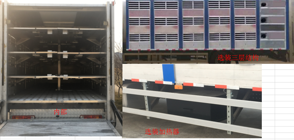 冰凌方牌QYK5182XCQZ1雛禽運輸車公告圖片