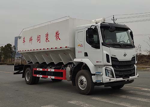 兴邦龙牌XBZ5183ZSLLZ6散装饲料运输车公告图片