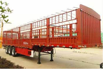 东润牌13米33.4吨3轴仓栅式运输半挂车(WSH9402CCYD)