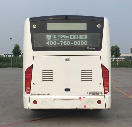 中通牌LCK6809EVG3A10纯电动城市客车公告图片