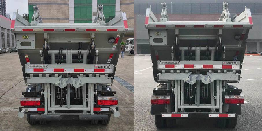 东风牌EQ5041ZZZBEVS纯电动自装卸式垃圾车公告图片