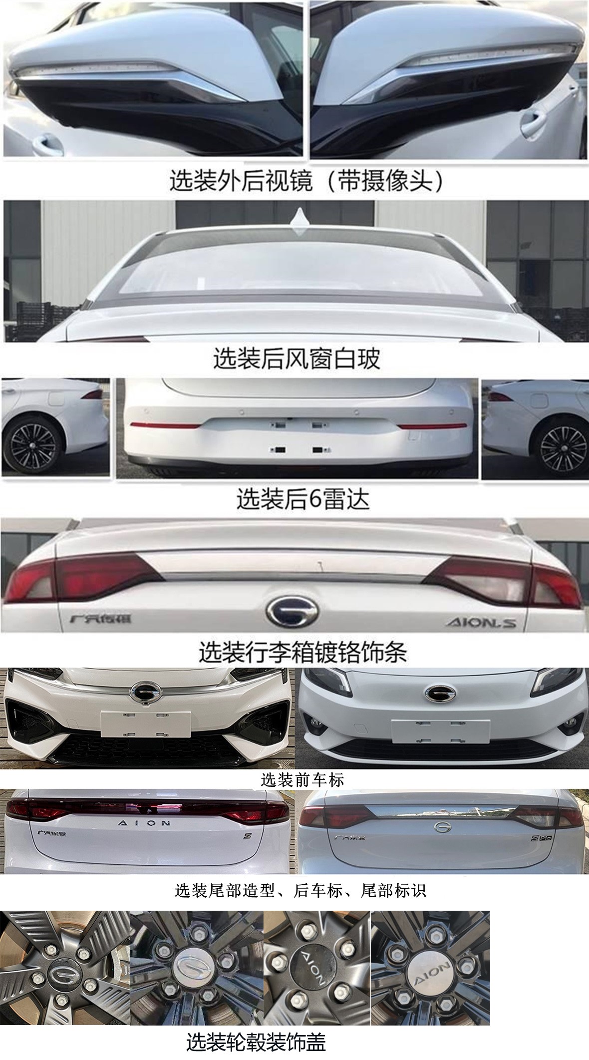 埃安牌GAM7000BEVA0B纯电动轿车公告图片
