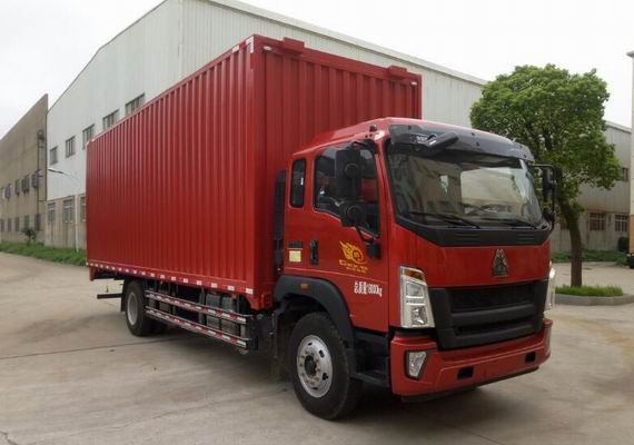 豪沃牌ZZ5187XYKK561DF1翼開啟廂式車公告圖片