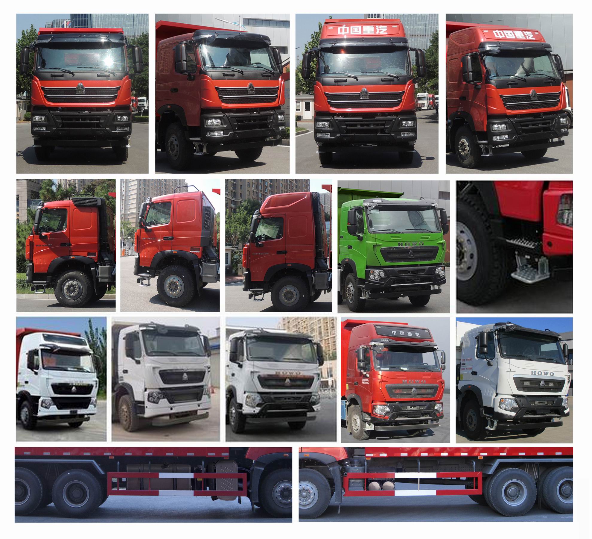 豪沃牌ZZ5257ZLJV364HF1自卸式垃圾車公告圖片