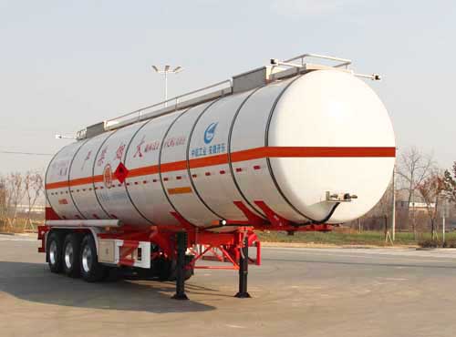开乐牌11.9米31吨3轴易燃液体罐式运输半挂车(AKL9409GRYB)