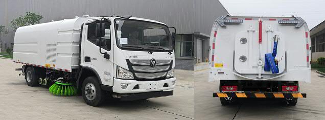福田牌BJ5084TXSE6-H1洗掃車公告圖片