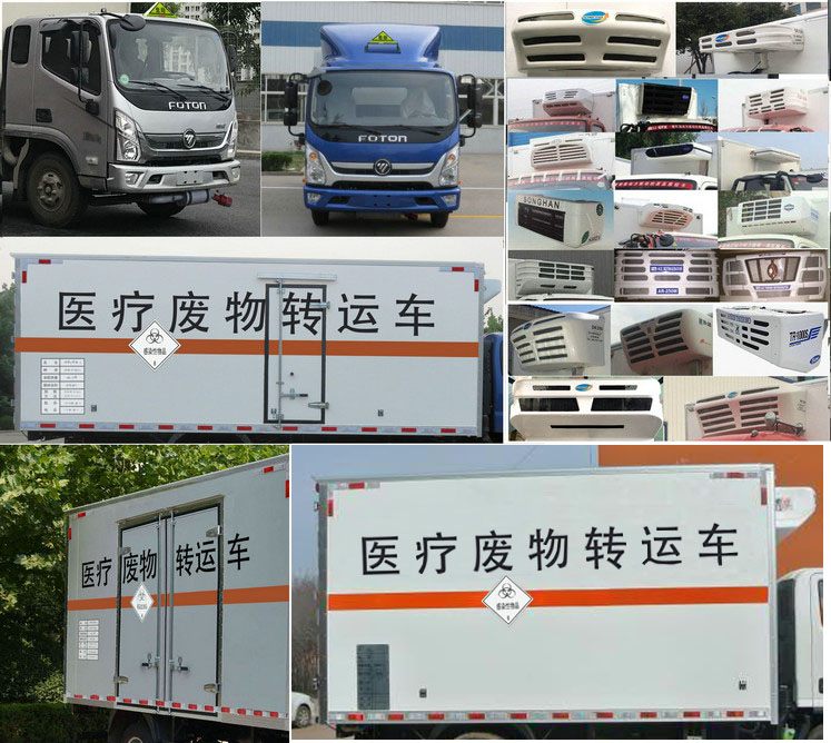 福田牌BJ5088XYYDJEA-AB1醫(yī)療廢物轉(zhuǎn)運(yùn)車公告圖片