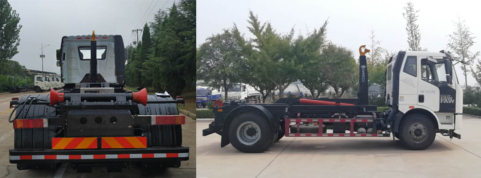 五征牌WZK5180ZXXJ6車廂可卸式垃圾車公告圖片