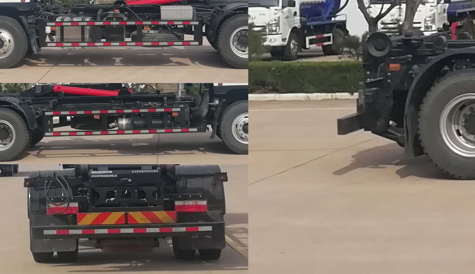 五征牌WZK5180ZXXP67K6車廂可卸式垃圾車公告圖片