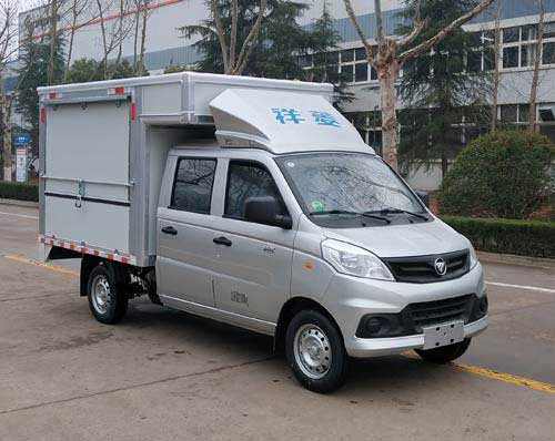 福田牌BJ5020XYK2AV5-04翼開(kāi)啟廂式車公告圖片