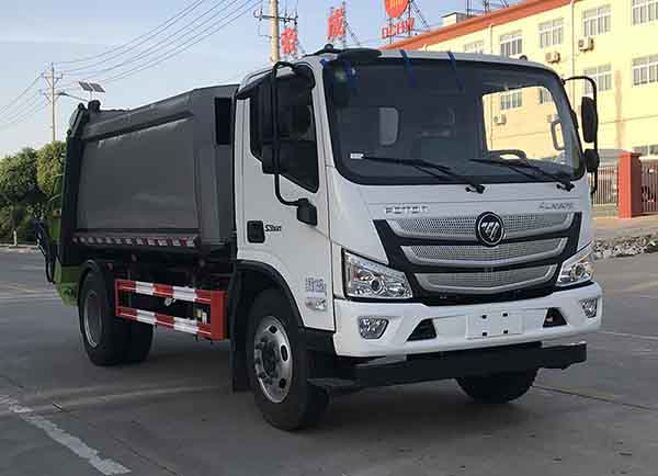 帝王环卫牌HDW5122ZYSB6压缩式垃圾车公告图片