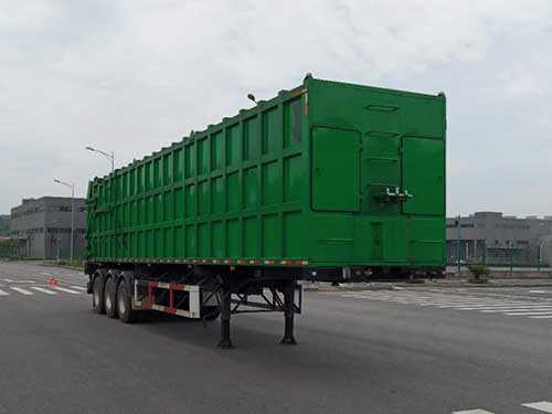 通华牌12.9米24.6吨3轴压缩式垃圾半挂车(THT9401ZYS)