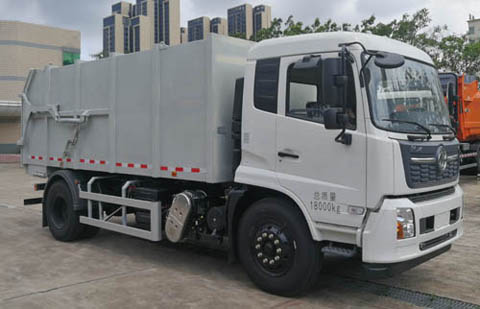 東風(fēng)牌EQ5180ZXLS6廂式垃圾車公告圖片
