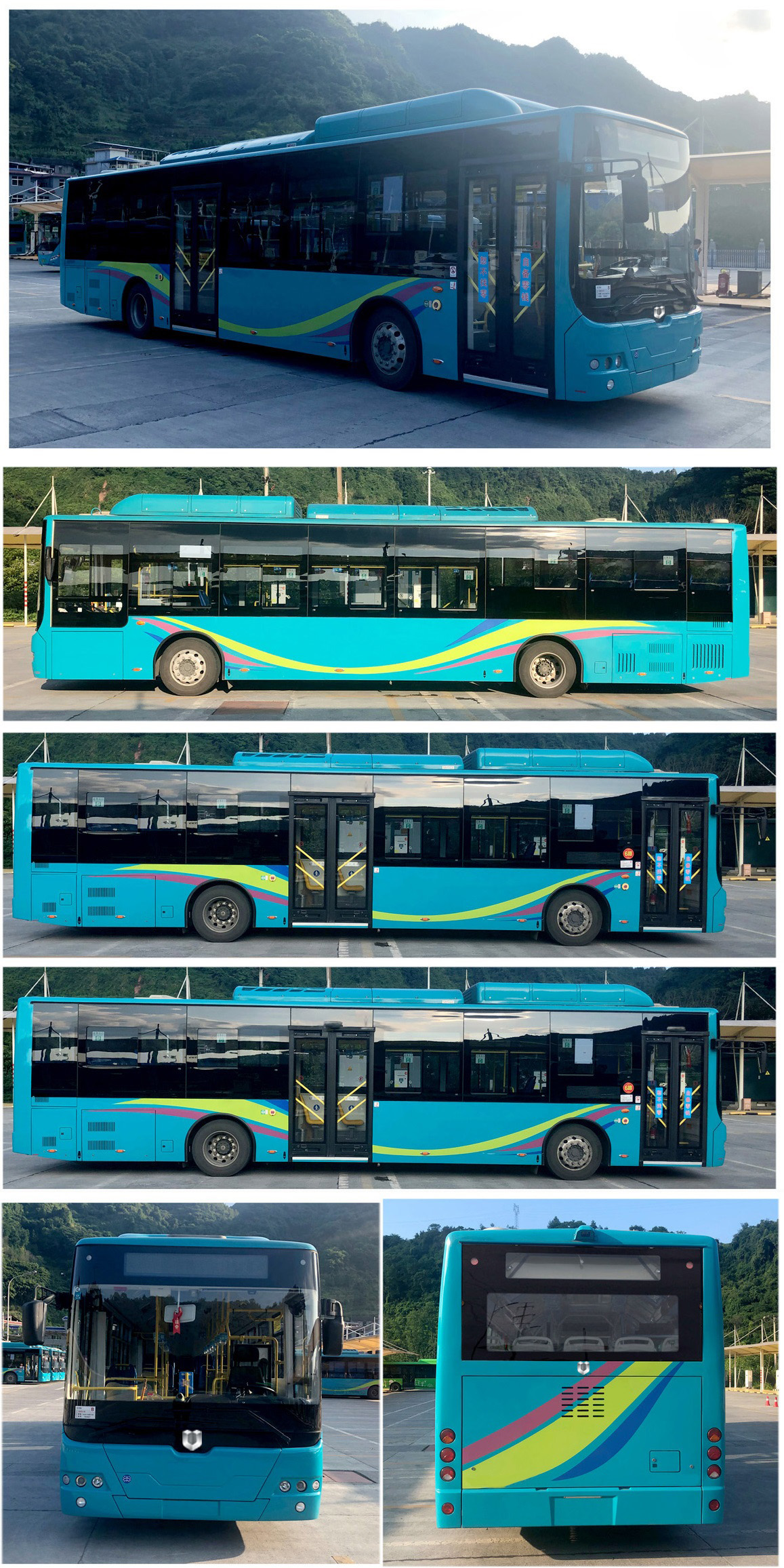 九州牌SYC6120CBEV1纯电动低入口城市客车公告图片