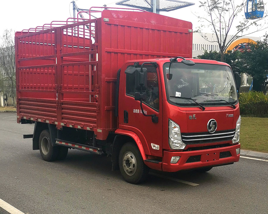 陕汽牌YTQ5040CCYKH334仓栅式运输车公告图片