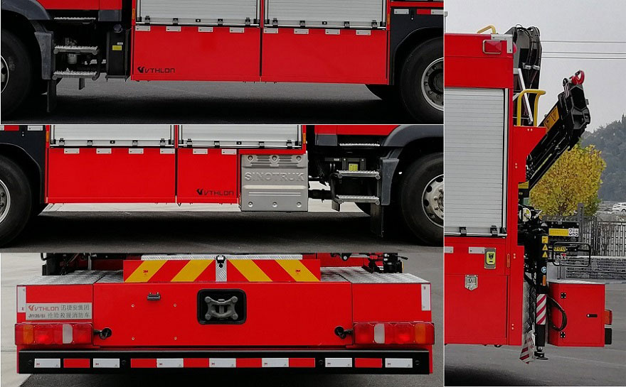 威速龙牌LCG5160TXFJY120/SI抢险救援消防车公告图片